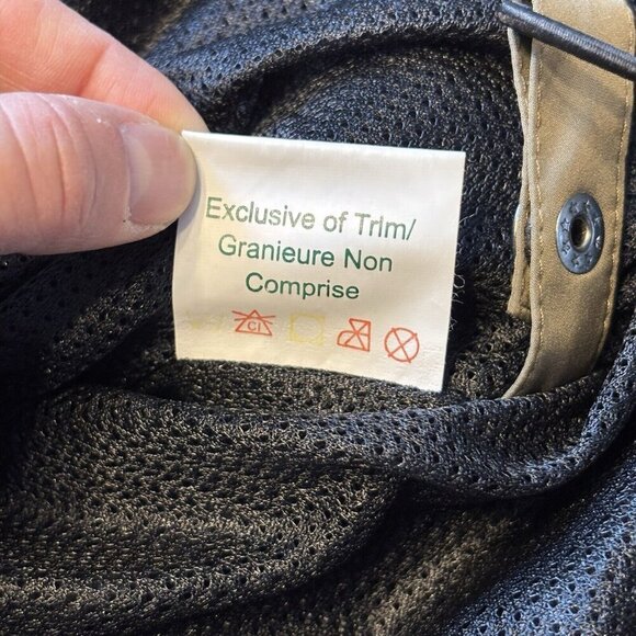 Vtg Outer Boundary Vest Mens Large Olive Green Outdoor Sleeveless Windbreaker - Picture 7 of 13